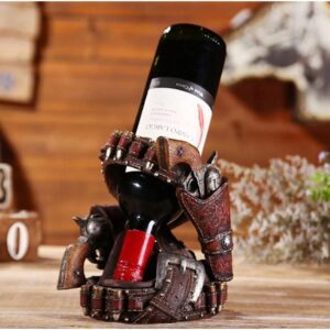 Porta Vinho Rústico Estilo Cowboy / Western – Decoração Bar ou Área Gourmet (NOVO)