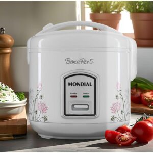 Panela Elétrica de Arroz Mondial Bianca Rice  5 Xícaras - Branca - 220V