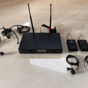 Microfone Duplo Sem Fio Headset, ECO POWER