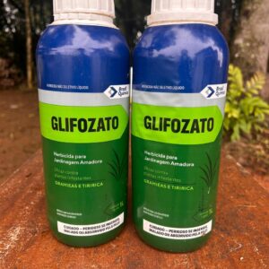 02 -Glifosato 1 litro Glifozato Brazil Quimica NOVO